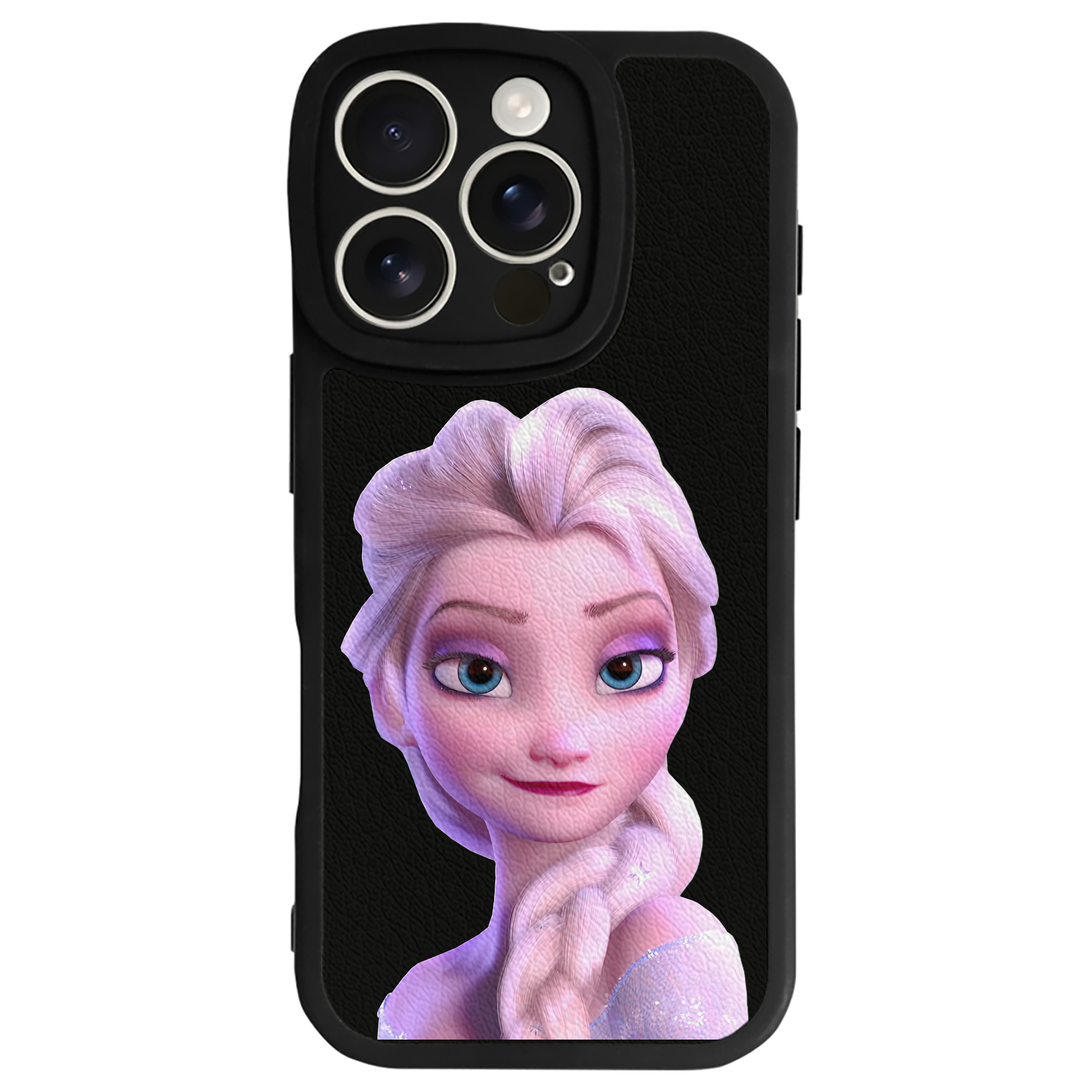 （画像用） アナと雪の女王 アンナ エルサ Frozen Anna Elsa 【iPhone 16シリーズ対応】シリコンスマホケース（レザー調） 材質：シリコン